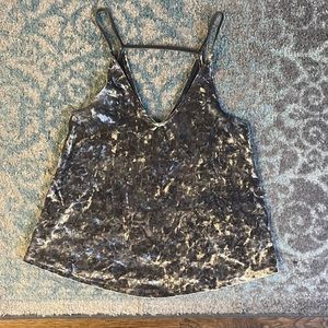 American Eagle velvet tank top size xxs